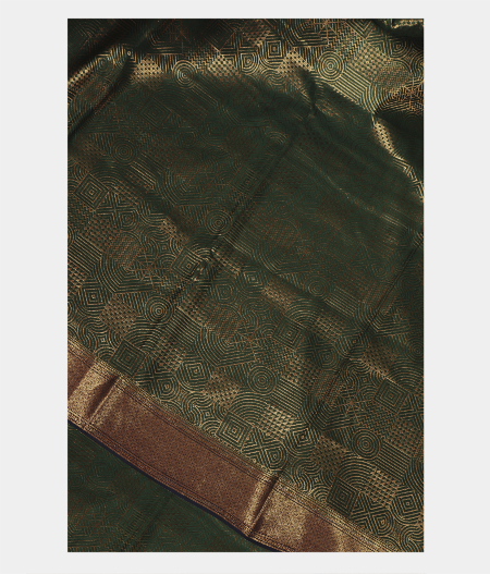Bottle Green Crepe Silk Saree T234902-image