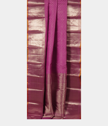 Lavender Pink Handwoven Kanjivaram Silk Saree T2255402