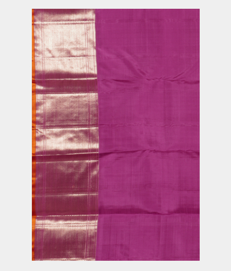 Lavender Pink Handwoven Kanjivaram Silk Saree T2255403