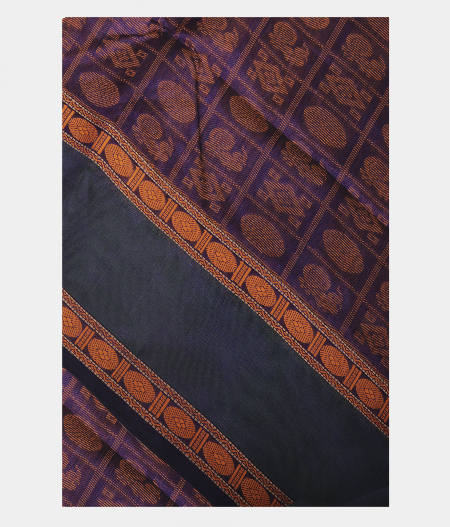 Purple Silk Cotton Saree T207288-image