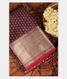 Wine Purple Handwoven Kanjivaram Silk Saree T2120471