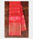 Pinkish Orange Handwoven Kanjivaram Silk Saree T2361081