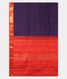 Purple Handwoven Kanjivaram Silk Saree T2302404