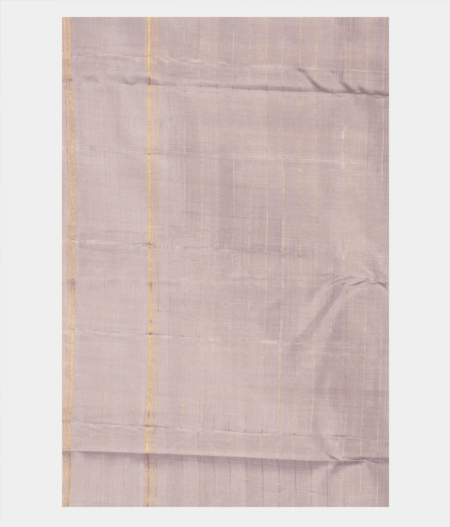 Yellow and Rust Handwoven Kanjivaram Silk Saree T1180563