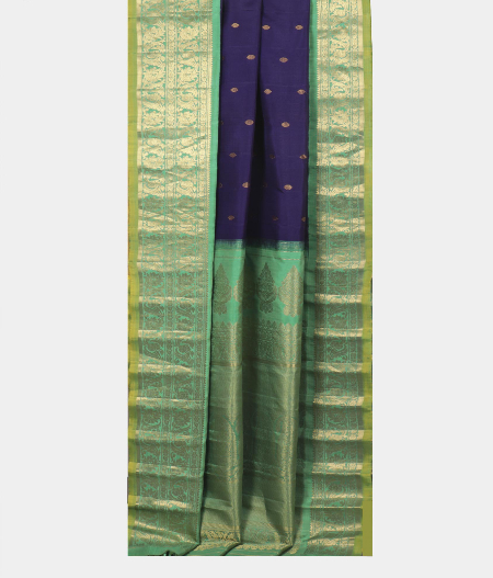 Purple Gadwal Silk Saree T2346902
