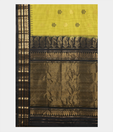 Green Gadwal Silk Saree  T2356984