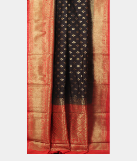 Black Banaras Tussar Saree T2369592