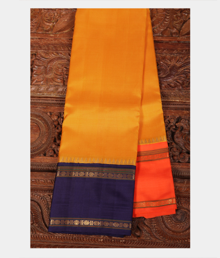 Grand Ganga Jamuna Handloom Pure Gadwal Silk Saree Ag207200