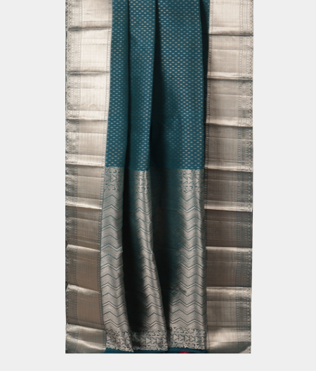 Blue Handwoven Kanjivaram Silk Saree T2357162