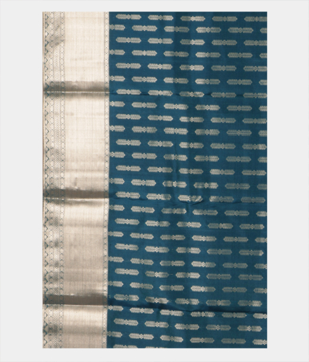 Blue Handwoven Kanjivaram Silk Saree T2357163