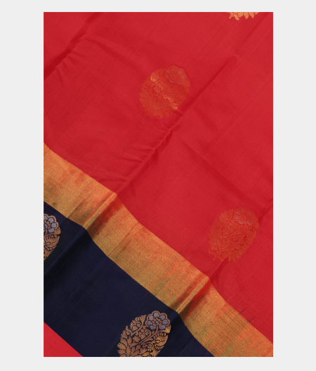 Red Soft Silk Saree T236085-image