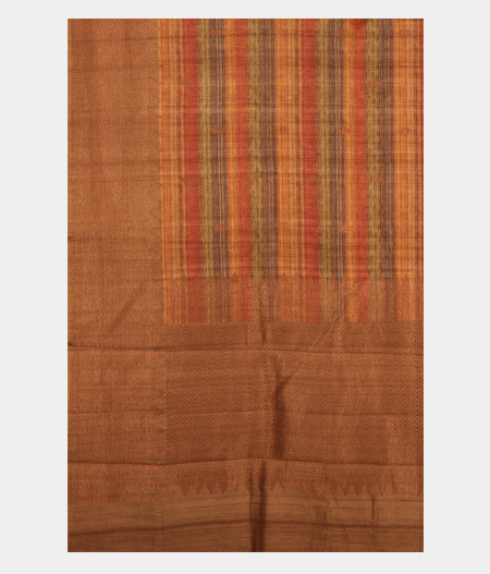 Multicolour Tussar Printed Saree  T2276934