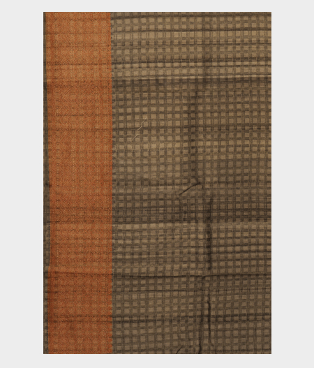 Multicolour Tussar Printed Saree T2320273