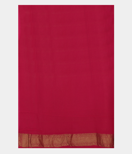 Off White Banaras Georgette Silk Saree T2355393