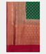 Green Banaras Georgette Silk Saree T2362934