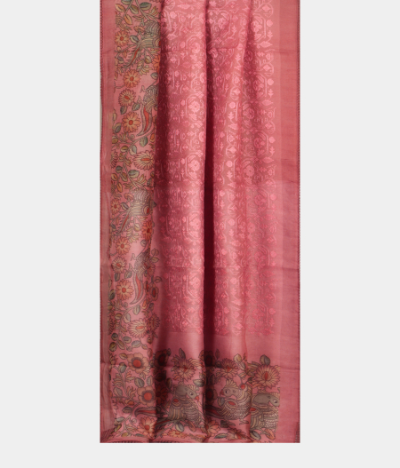 Mauve Pink Kora Organza Embroidery Saree T2378563