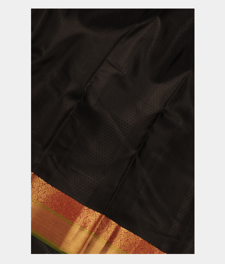 Black Soft Silk Saree T228321-image