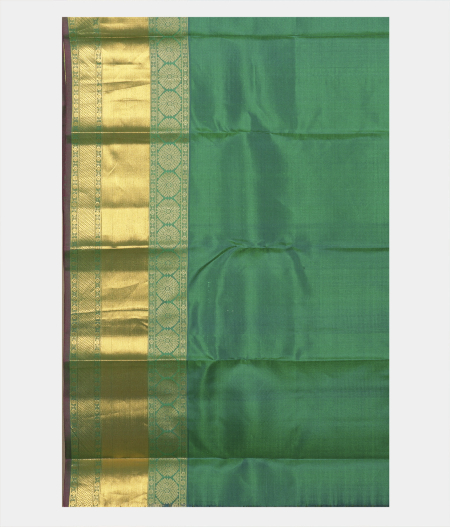 Peacock Green Soft Silk Saree T2282523