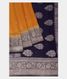 Yellow Georgette Silk Saree T2224355