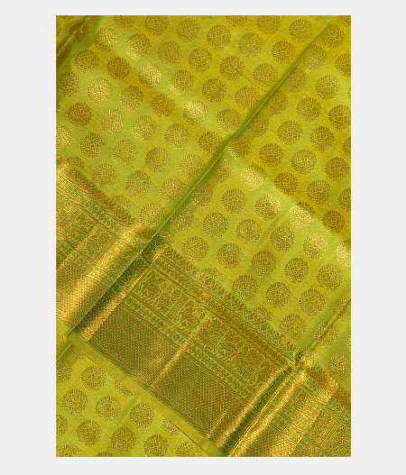 Green Kanjivaram Silk Dupatta T127022-image
