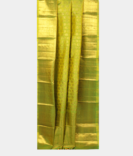 Green Kanjivaram Silk Dupatta T1270222