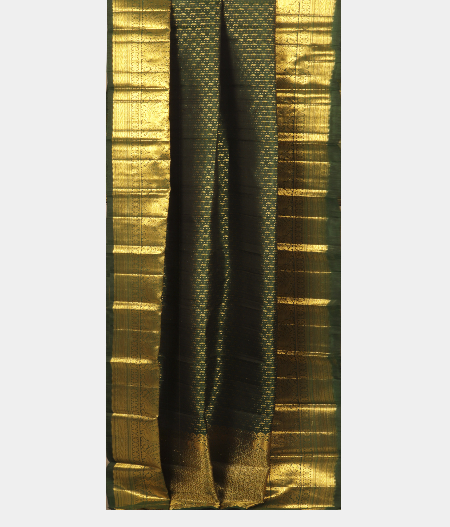 Bottle Green Kanjivaram Silk Dupatta T2353022