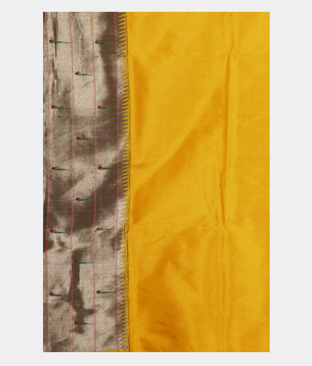 Yellow Paithani Silk Saree T2399553