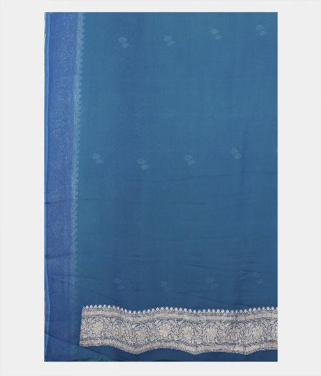 Green Georgette Silk Saree T2224643