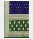 Dark Blue Georgette Silk Saree T2335984