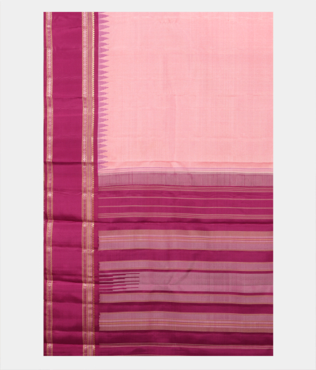 Pink Handwoven Kanjivaram Sik Saree T239400 4