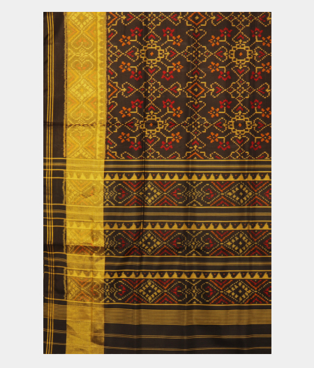 Black Patola Silk Saree T1355984