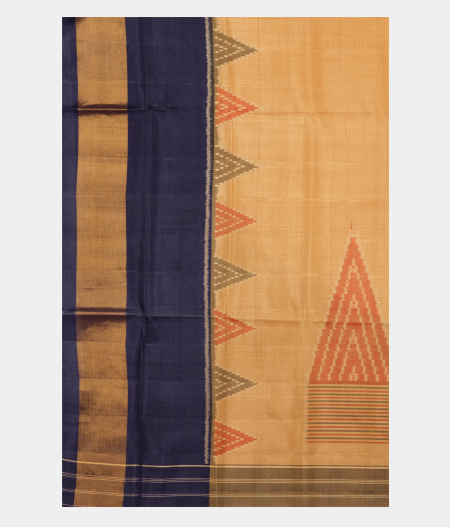 Beige Patola Silk Saree LJ101234