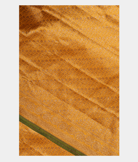 Yellow Banaras Silk Saree T240144-image