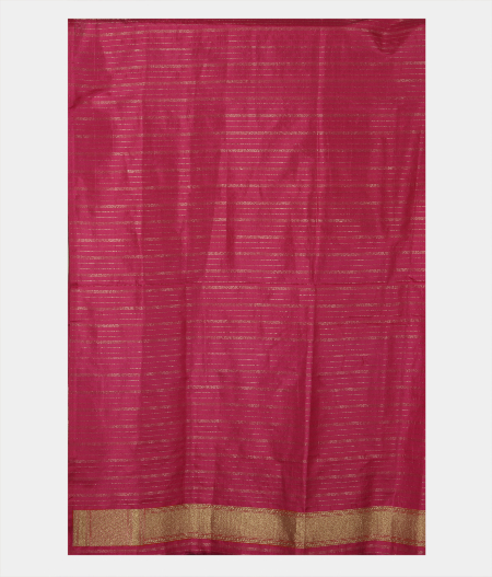 Burgundy Banaras Silk Saree T2401423