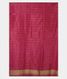 Burgundy Banaras Silk Saree T2401423