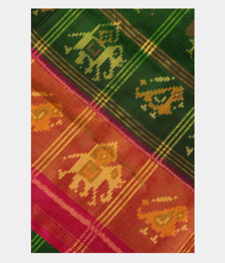 Green Patola Silk Saree T236730-image