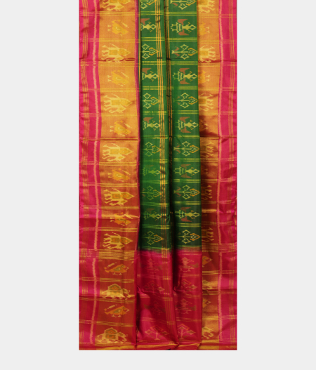 Green Patola Silk Saree T2367302