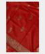 Red Banaras Tussar Saree T2363481