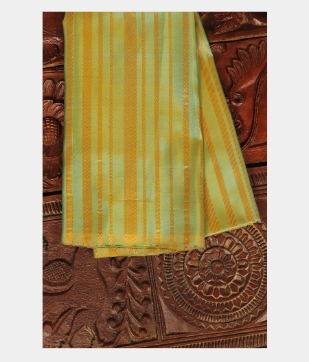 Greenish Blue Handwoven Kanjivaram Silk Blouse LC1866-image