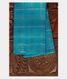 Blue Handwoven Kanjivaram Silk Blouse T1390421