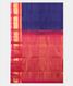 Blue Handwoven Kanjivaram Silk Saree T2396864