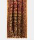 Rust Chanderi Cotton Handpainted Saree T2396242