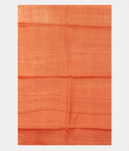 Brown Tussar Printed Saree T2393733