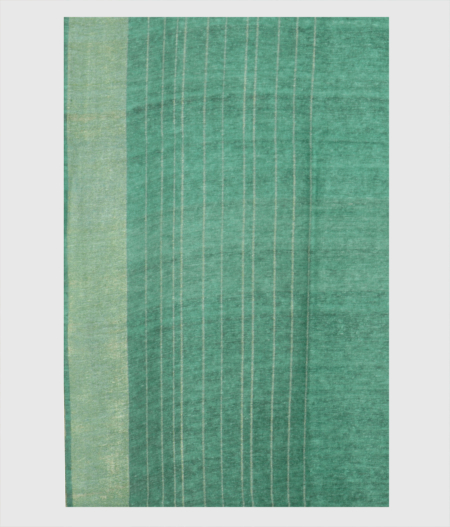 Green Handwoven Tussar Saree T2335263