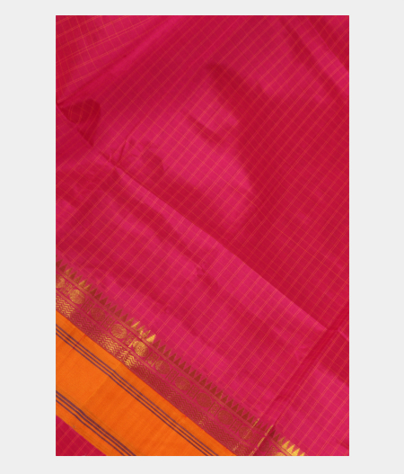 Pink Silk Cotton Saree T238108-image
