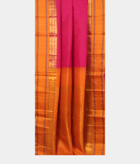 Pink Silk Cotton Saree T2381082