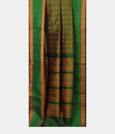Green Silk Cotton Saree T2382352