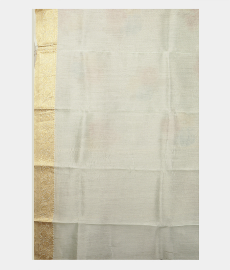 Light Blue Kora Organza Printed Saree T2418833