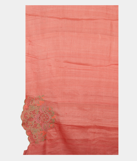 dark-peach-tussar-cut-work-saree-t212390-t212390-c