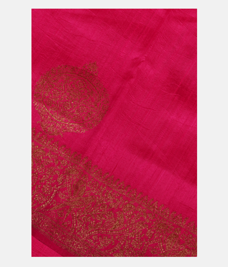 Pink Banaras Tussar Saree T232866-image